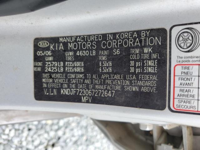 Photo 12 VIN: KNDJF723067272647 - KIA NEW SPORTA 