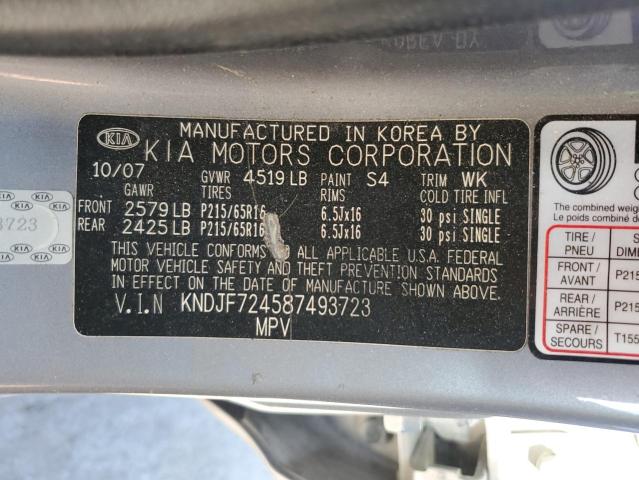 Photo 13 VIN: KNDJF724587493723 - KIA SPORTAGE 