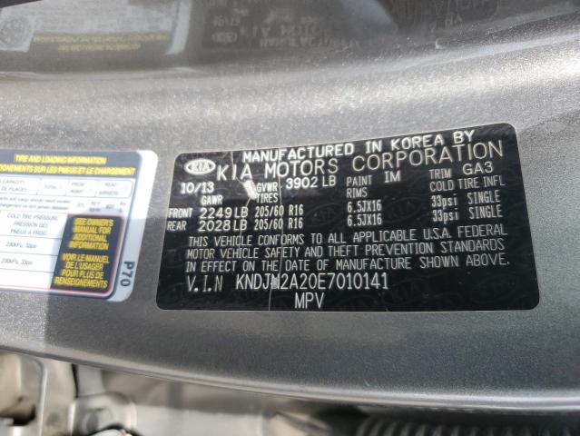 Photo 11 VIN: KNDJN2A20E7010141 - KIA SOUL 