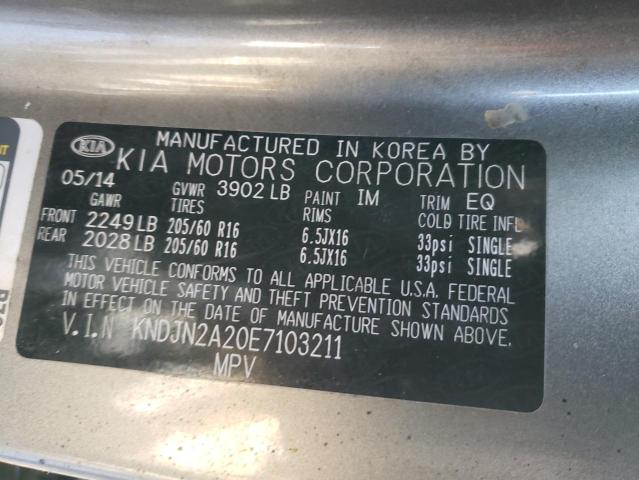 Photo 11 VIN: KNDJN2A20E7103211 - KIA SOUL 