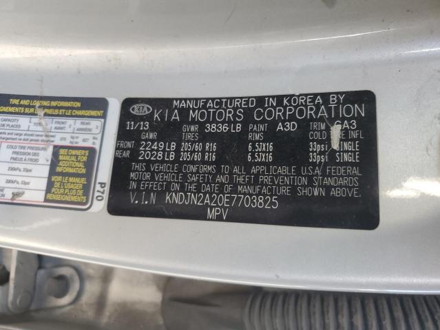 Photo 11 VIN: KNDJN2A20E7703825 - KIA SOUL 