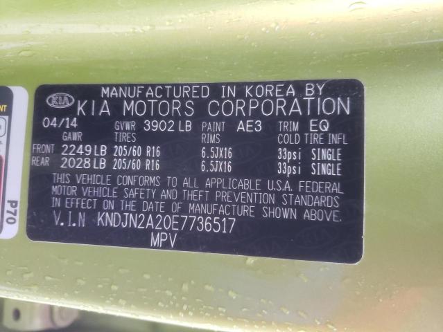 Photo 11 VIN: KNDJN2A20E7736517 - KIA SOUL 