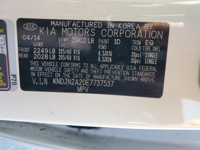 Photo 12 VIN: KNDJN2A20E7737537 - KIA SOUL 