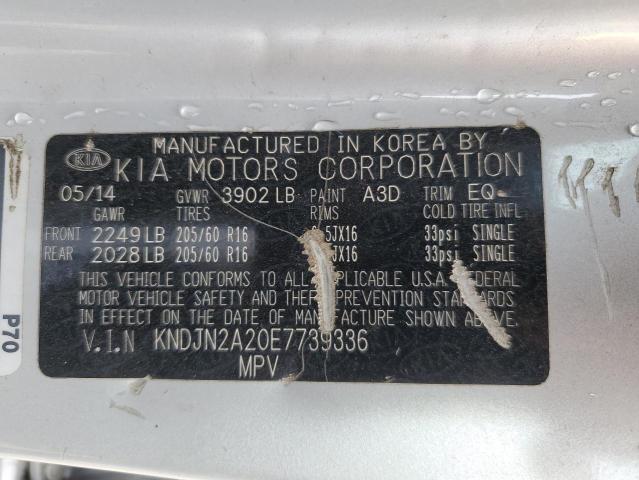 Photo 11 VIN: KNDJN2A20E7739336 - KIA SOUL 