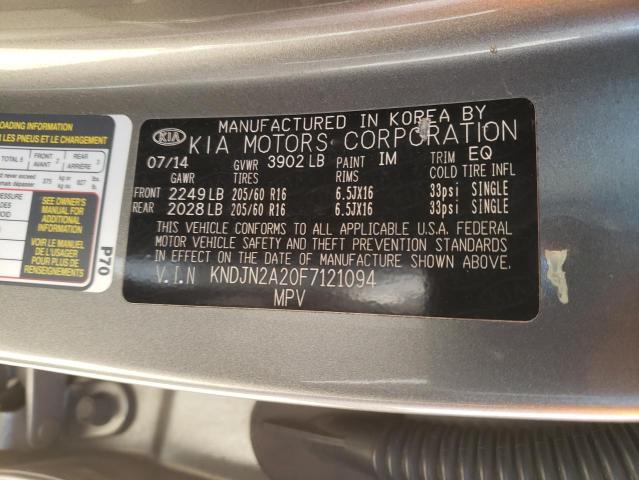 Photo 12 VIN: KNDJN2A20F7121094 - KIA SOUL 