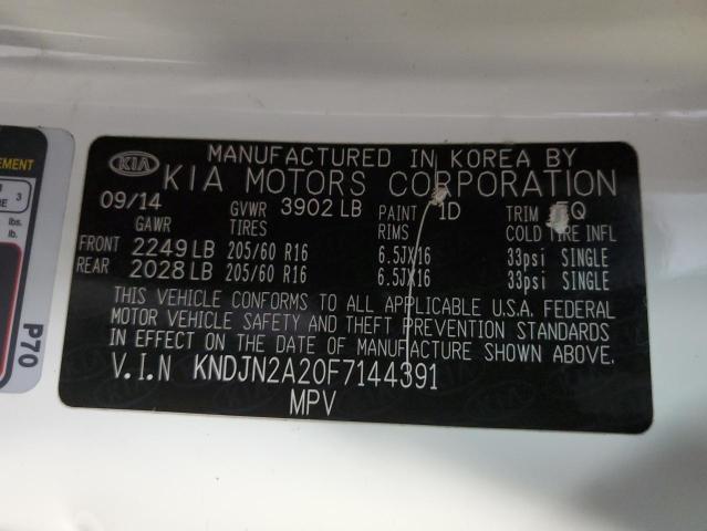 Photo 11 VIN: KNDJN2A20F7144391 - KIA SOUL 