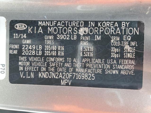 Photo 12 VIN: KNDJN2A20F7169825 - KIA SOUL 