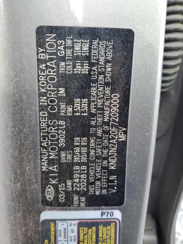 Photo 12 VIN: KNDJN2A20F7209000 - KIA SOUL 