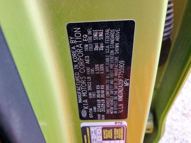 Photo 12 VIN: KNDJN2A20F7755909 - KIA SOUL 