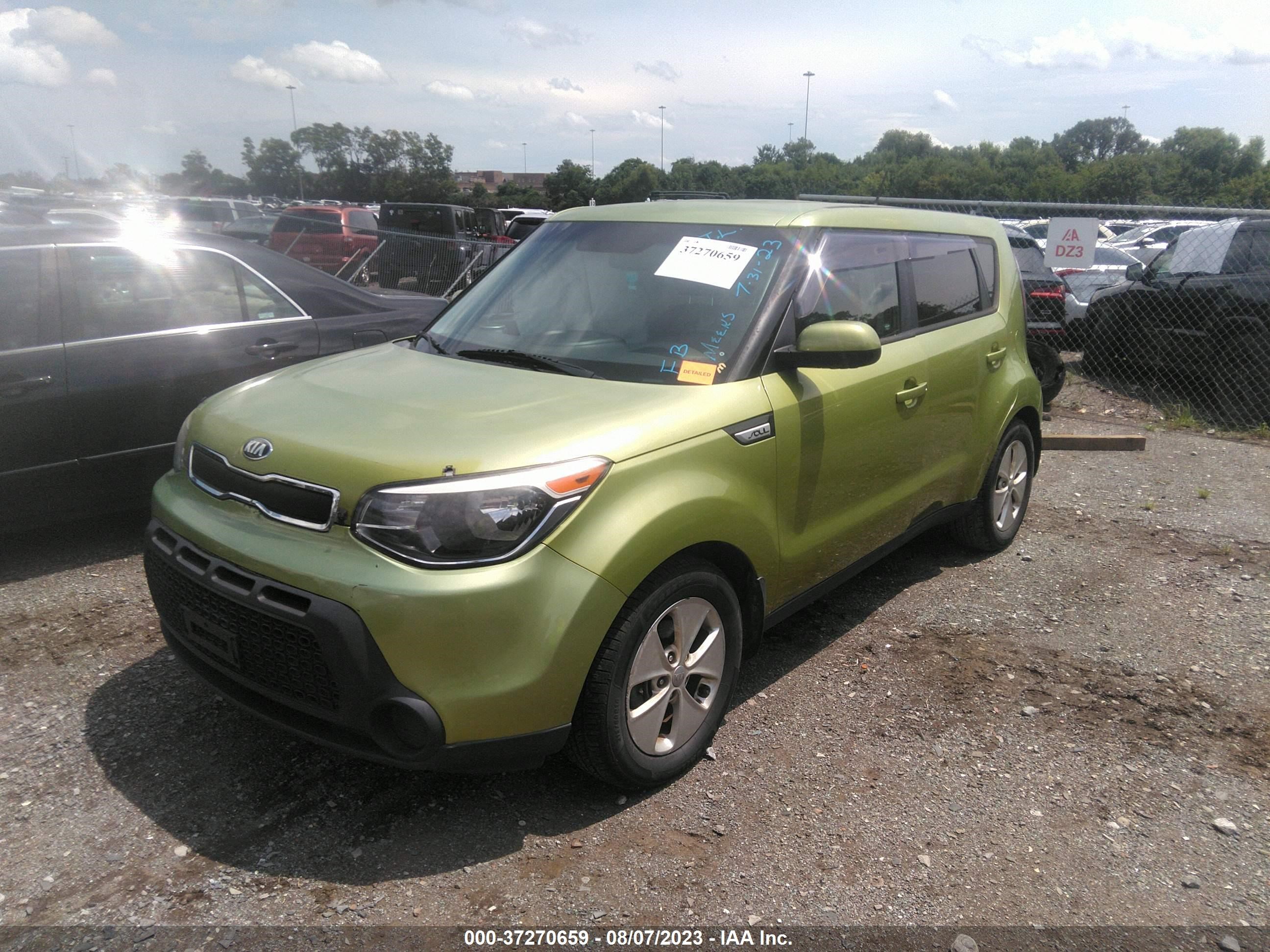 Photo 1 VIN: KNDJN2A20F7756459 - KIA SOUL 