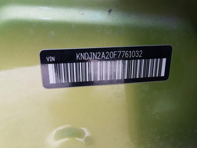 Photo 9 VIN: KNDJN2A20F7761032 - KIA SOUL 