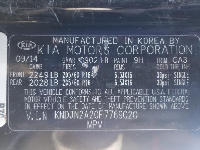 Photo 9 VIN: KNDJN2A20F7769020 - KIA SOUL 