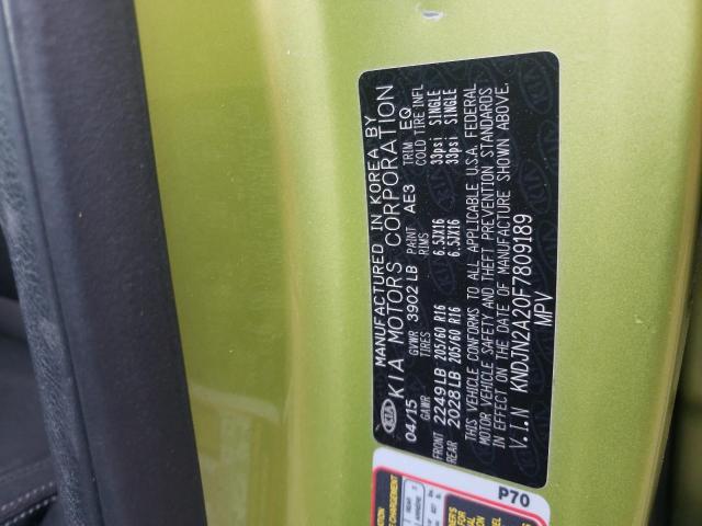 Photo 11 VIN: KNDJN2A20F7809189 - KIA SOUL 