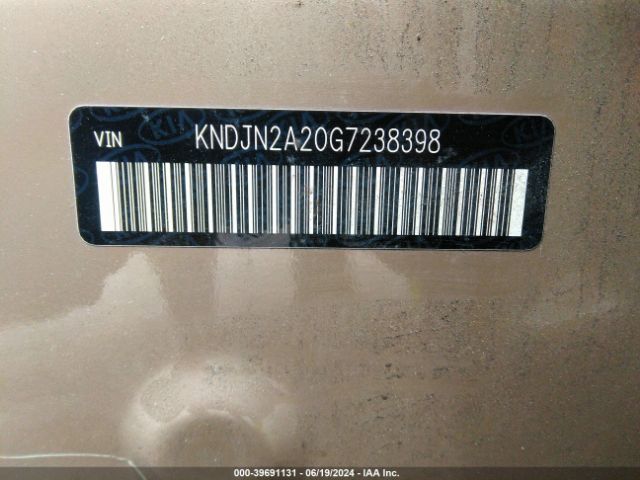 Photo 8 VIN: KNDJN2A20G7238398 - KIA SOUL 