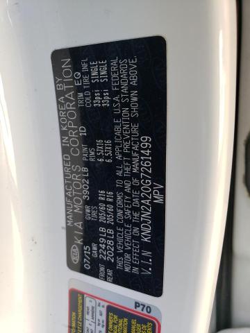 Photo 11 VIN: KNDJN2A20G7261499 - KIA SOUL 