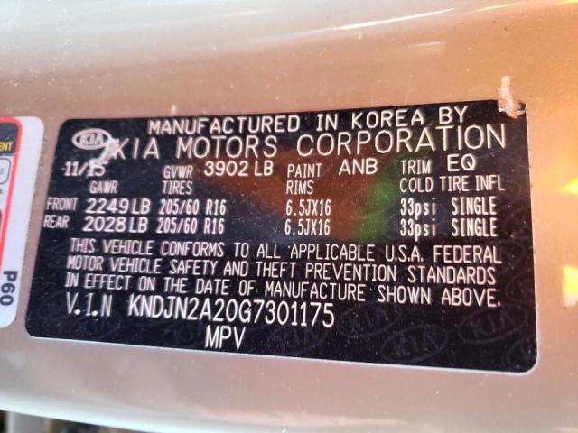 Photo 9 VIN: KNDJN2A20G7301175 - KIA SOUL 