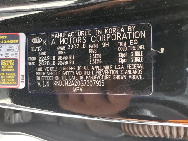 Photo 9 VIN: KNDJN2A20G7307915 - KIA SOUL 