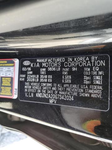 Photo 11 VIN: KNDJN2A20G7342034 - KIA SOUL 