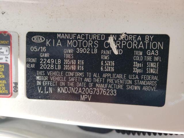 Photo 13 VIN: KNDJN2A20G7376233 - KIA SOUL 