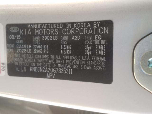 Photo 9 VIN: KNDJN2A20G7835311 - KIA SOUL 