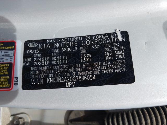 Photo 9 VIN: KNDJN2A20G7836054 - KIA SOUL 