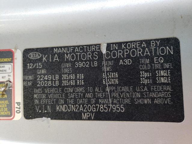 Photo 9 VIN: KNDJN2A20G7857955 - KIA SOUL 