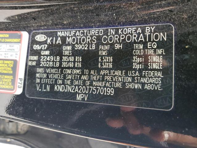 Photo 12 VIN: KNDJN2A20J7570199 - KIA SOUL 