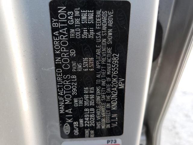 Photo 9 VIN: KNDJN2A20K7655982 - KIA SOUL 