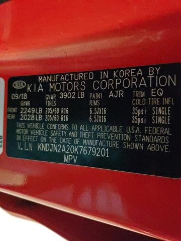 Photo 9 VIN: KNDJN2A20K7679201 - KIA SOUL 