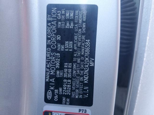 Photo 11 VIN: KNDJN2A20K7686584 - KIA SOUL 