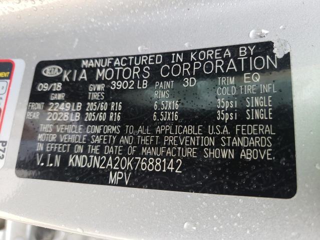 Photo 9 VIN: KNDJN2A20K7688142 - KIA SOUL 