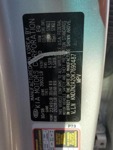 Photo 12 VIN: KNDJN2A20K7690487 - KIA SOUL 