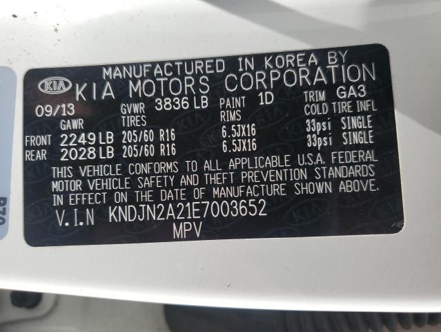 Photo 11 VIN: KNDJN2A21E7003652 - KIA SOUL 