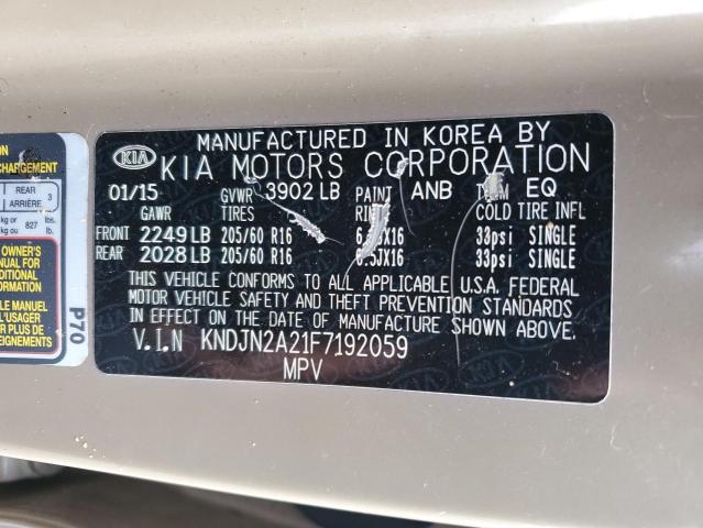 Photo 12 VIN: KNDJN2A21F7192059 - KIA SOUL 