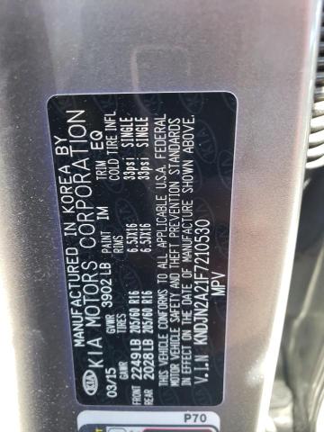 Photo 11 VIN: KNDJN2A21F7210530 - KIA SOUL 