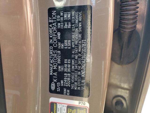 Photo 11 VIN: KNDJN2A21G7317871 - KIA SOUL 