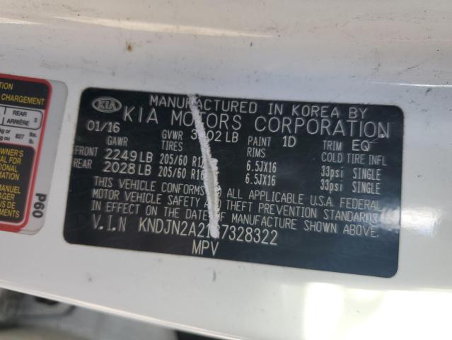 Photo 12 VIN: KNDJN2A21G7328322 - KIA SOUL 