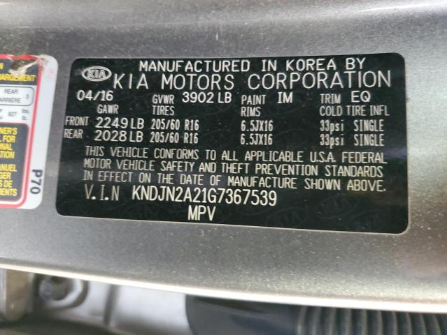 Photo 12 VIN: KNDJN2A21G7367539 - KIA SOUL 