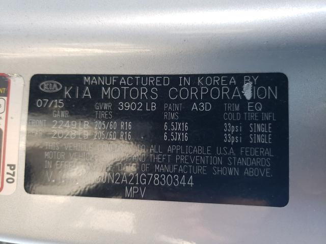 Photo 9 VIN: KNDJN2A21G7830344 - KIA SOUL 