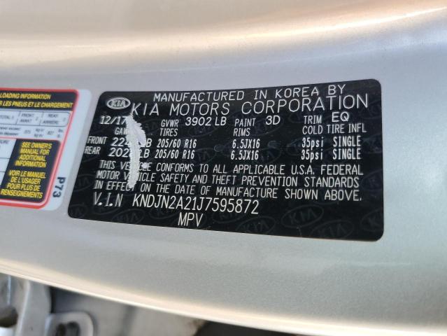 Photo 13 VIN: KNDJN2A21J7595872 - KIA SOUL 