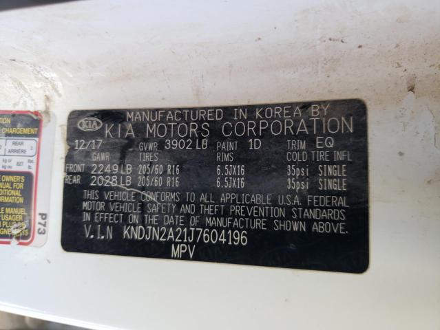 Photo 11 VIN: KNDJN2A21J7604196 - KIA SOUL 