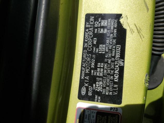 Photo 11 VIN: KNDJN2A21J7893323 - KIA SOUL 