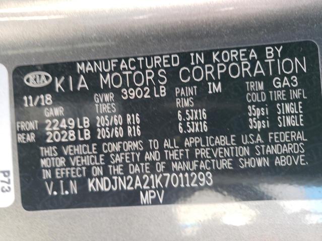 Photo 13 VIN: KNDJN2A21K7011293 - KIA SOUL 