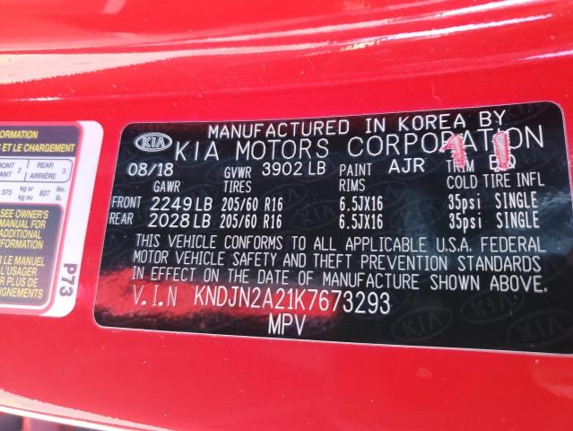 Photo 11 VIN: KNDJN2A21K7673293 - KIA SOUL 