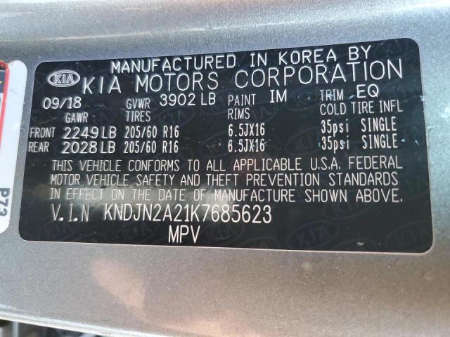 Photo 12 VIN: KNDJN2A21K7685623 - KIA SOUL 