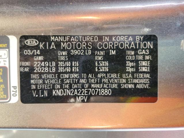 Photo 12 VIN: KNDJN2A22E7071880 - KIA SOUL 