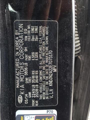 Photo 11 VIN: KNDJN2A22E7075170 - KIA SOUL 