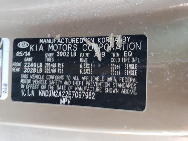 Photo 11 VIN: KNDJN2A22E7097962 - KIA SOUL 