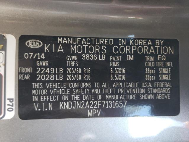 Photo 13 VIN: KNDJN2A22F7131657 - KIA SOUL 