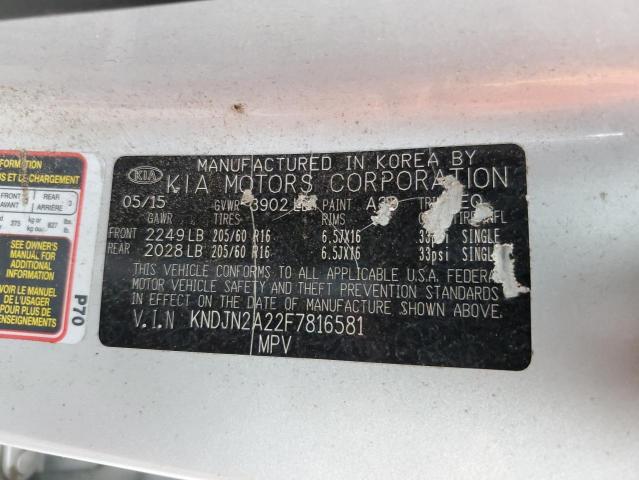 Photo 12 VIN: KNDJN2A22F7816581 - KIA SOUL 